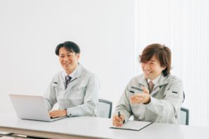 定期面談によるキャリアサポートの様子